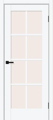 Дверь межкомнатная полотно Прима-11.1 пэт White Silk 2000x600 мм