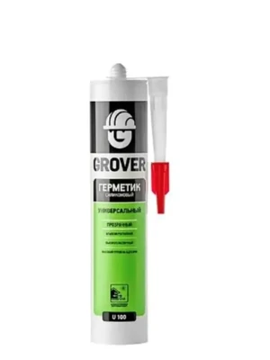 Герметик силиконовый универсальный GROVER U100 прозрачный 280 мл
