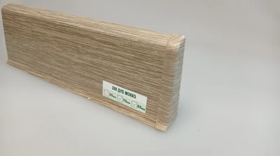 Плинтус ПВХ Ideal Деконика 208 Дуб Мокко 22*85*2200 мм (упак 20 шт)