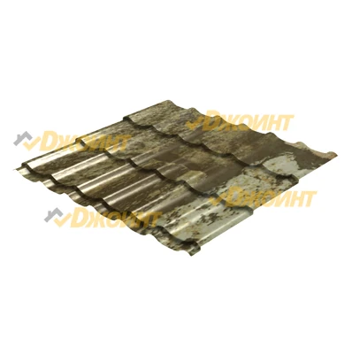 Металлочерепица Супермонтеррей 0,5 Printech Fine Stone (Светлый камень)