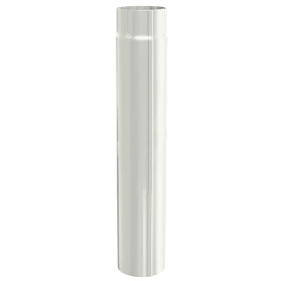 Труба водосточная круглая ПРОЕКТ D150*3000 RAL 9003 белая