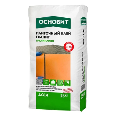 ОСНОВИТ Клей плиточный гранит ГРАНИПЛИКС АС14 (25 кг)