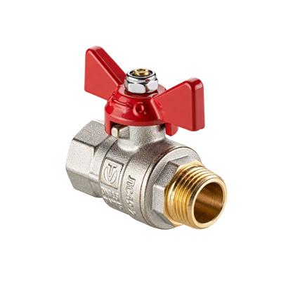 Кран шаровой Valtec BASE-ГОСТ ВР-НР 3/4" бабочка, DN20, PN40