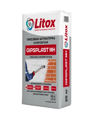 ЛИТОКС GIPSPLAST МН Штукатурка гипсовая 25 кг