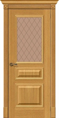 Дверь межкомнатная полотно Вуд Классик-15.1 шпон Natur Oak 2000x600 мм