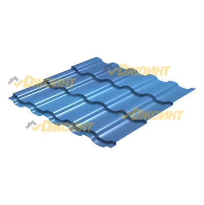 Металлочерепица ЭЛЛАДА 0,5 Multigloss Sapphire Сапфир