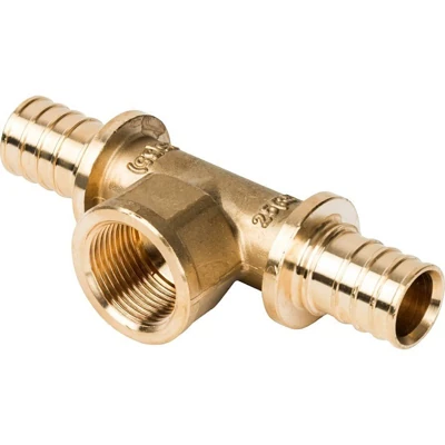 Тройник STOUT ВР 25xR 3/4" для труб из сшитого полиэтилена аксиальный