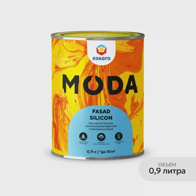 Краска Eskaro MODA Fasad Silicon база TR 0,9 л