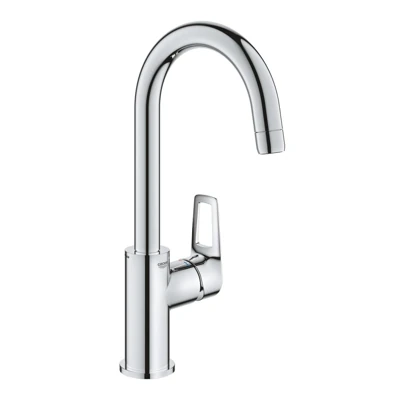 Смеситель для умывальника GROHE BAULOOP донный клапан 3/8 23891001