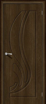 Дверь межкомнатная полотно Лотос-1 винил Dark Barnwood 2000x700 мм