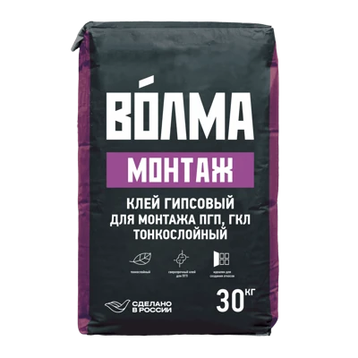 ВОЛМА МОНТАЖ Клей гипсовый 30 кг