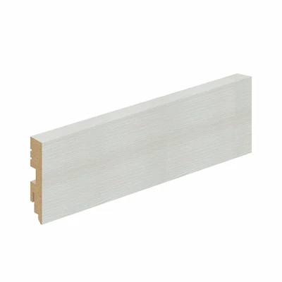 Плинтус ЭКО Bianco Veralinga МДФ Тип-0 2400x70x16 мм