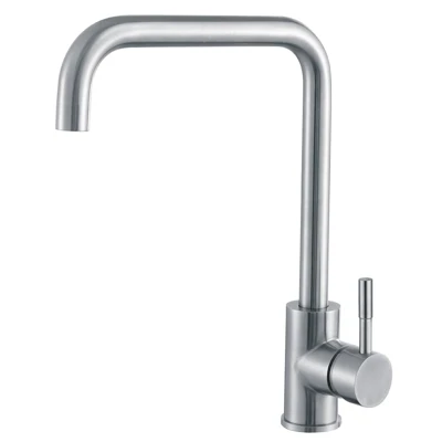 Смеситель для мойки HAIBA HB71304-4 нержавеющая сталь 1/2
