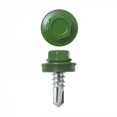 Саморез кровельный RAL 6002 4,8*35 (200 шт)