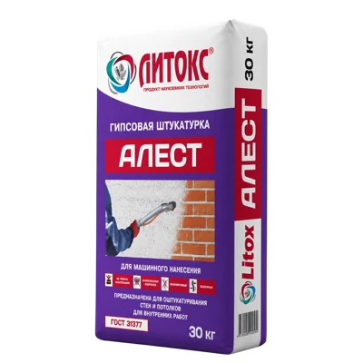 ЛИТОКС АЛЕСТ МН Штукатурка гипсовая 30 кг