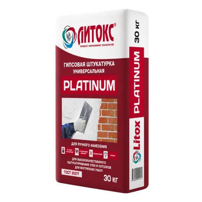 ЛИТОКС PLATINUM Штукатурка гипсовая 30 кг