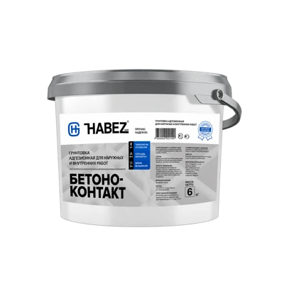 Грунтовка бетоноконтакт Хабезский ГЗ, 6 кг
