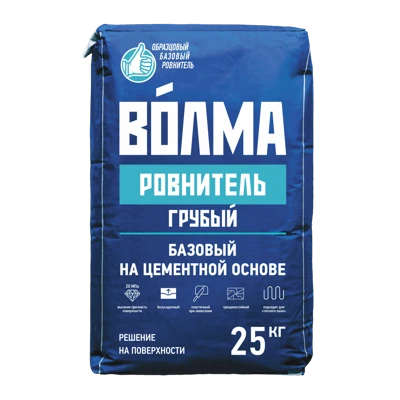 ВОЛМА РОВНИТЕЛЬ ГРУБЫЙ Напольная цементная смесь (стяжка) 25 кг (ВТР)