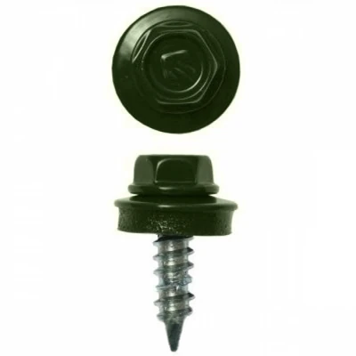 Саморез кровельный RAL 6020 4,8*35 (200 шт)