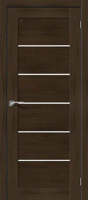 Дверь межкомнатная полотно Легно-22 эко шпон Dark Oak 2000x900 мм