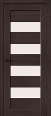 Дверь складная Браво-23 эко шпон Wenge Melinga 2000x350 мм Magic Fog