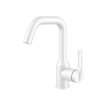 Смеситель для умывальника HAIBA HB10825-8 1/2 нержавеющий белый