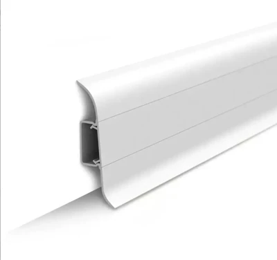 Плинтус ПВХ Ideal Классик 001 белый 22*55*2200 мм (упак 40 шт)