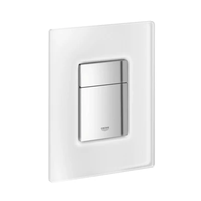 Клавиша двухрежимная GROHE Skate Cosmo 156*197 матовая белая 38845MF0