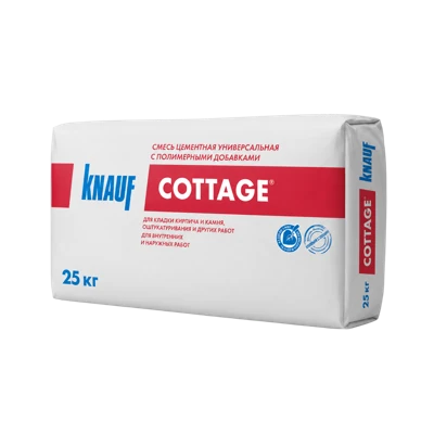 KNAUF Коттеджная Смесь цементная универсальная 25 кг