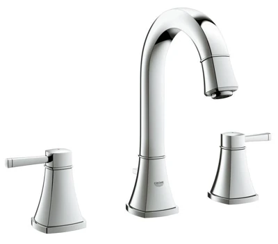 Смеситель для умывальника GROHE GRANDERA на 3 отверстия, донный клапан 20389000