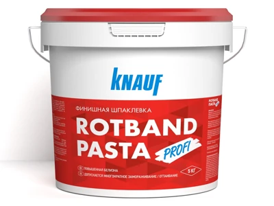 KNAUF Шпатлевка Rotband Pasta (Ротбанд паста) ПРОФИ, 5 кг