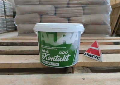 Грунт Aura Dekor Kontakt 500, 3,5 кг (2,1 л)