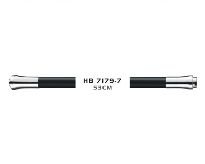 Излив для умывальника HAIBA гибкий чёрный HB7179-7