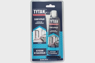 Силиконовый герметик TYTAN PROFESSIONAL санитарный, белый, 85 мл