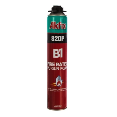 Пена профессиональная противопожарная Akfix 820P B1, 0,85 кг