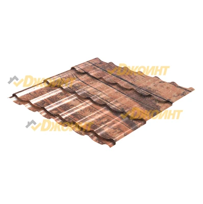 Металлочерепица Супермонтеррей 24 0,5 Printech Crimean Peach (Крымский персик)