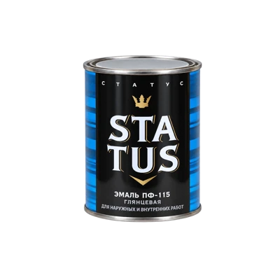 Эмаль ПФ-115 Радуга STATUS, белая 0,8 кг