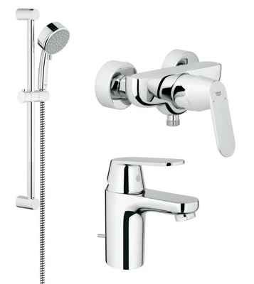 Комплект смеситель с душевой стойкой GROHE EUROSMART COSM 116939