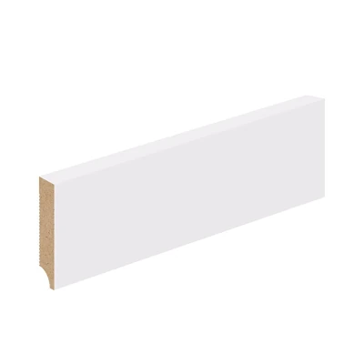Плинтус В White Pro МДФ S-70.16 2400x70x16 мм