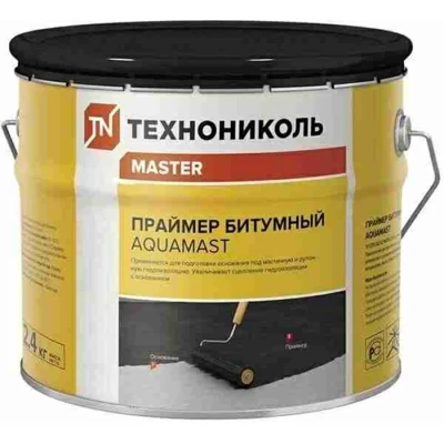 Праймер битумный AquaMast ведро ТехноНИКОЛЬ 3 л, 2,4 кг
