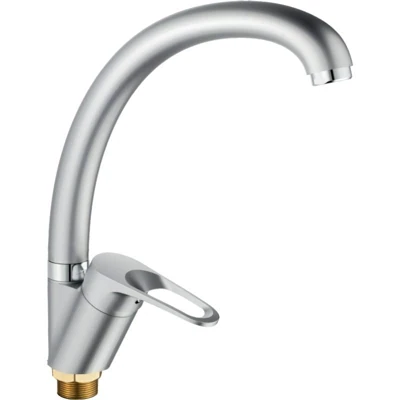 Смеситель для мойки HAIBA HB4313-1 1/2 хром матовый