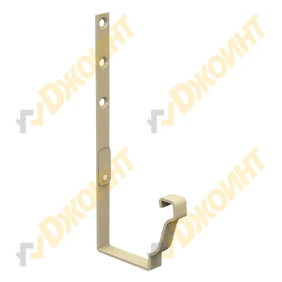 Держатель желоба прямоугольный 120*86 RAL 1014 слоновая кость