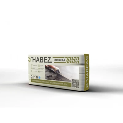HABEZ Ровнитель для пола цементный Стяжка, 25 кг