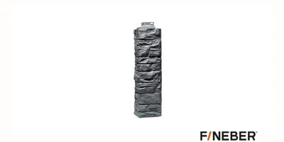 Профиль фасадный Fineber Standart Скала Наружный угол Кварцевый