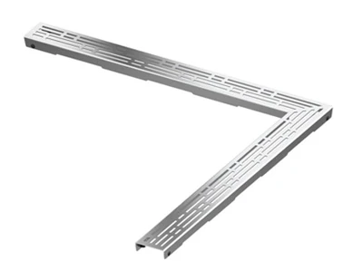 Решётка для душевого лотка TECE Drainline Basic, угловая 900 мм, полированная