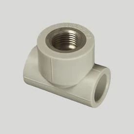 ПП Тройник FV Plast 25х1/2х25 внутренняя резьба (серый)
