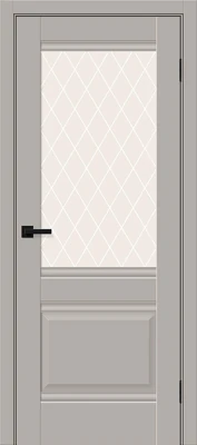 Дверь межкомнатная полотно Прима-3 пэт Grey Silk 2000x600 мм