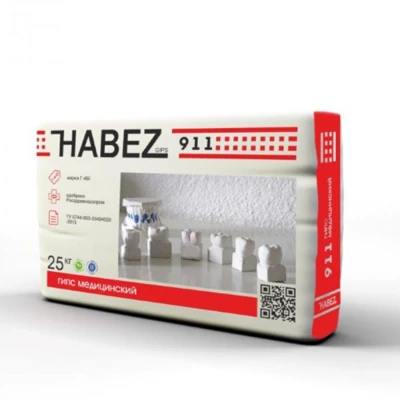 HABEZ ГИПС МЕДИЦИНСКИЙ 911, 25 кг