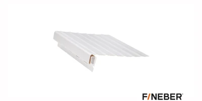 Профиль для сайдинга Fineber J-профиль с фаской CLASSIC COLOR Белый