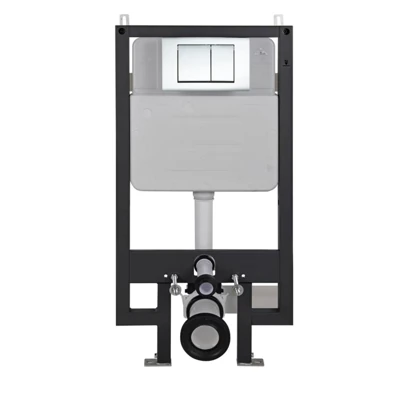 Монтажная система CORSO G 28 GREY для унитаза с пневматической системой с клавишей 602pneumop